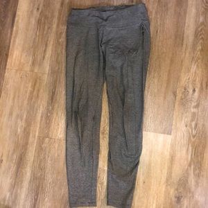 Calvin Klein and striped leggings